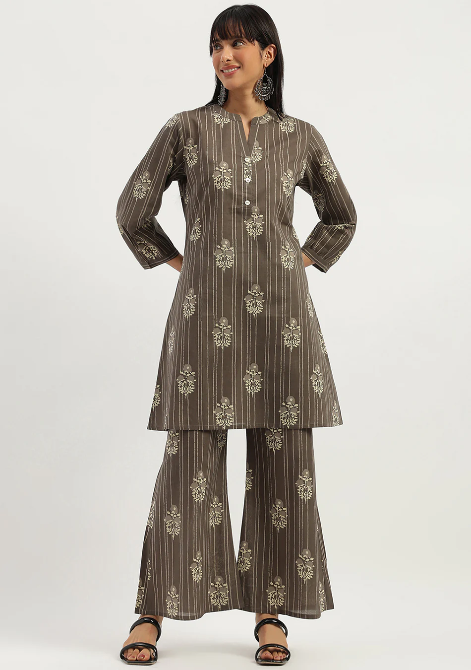 Aravalii Cocoa Mirage Co-ord Set - Image 2