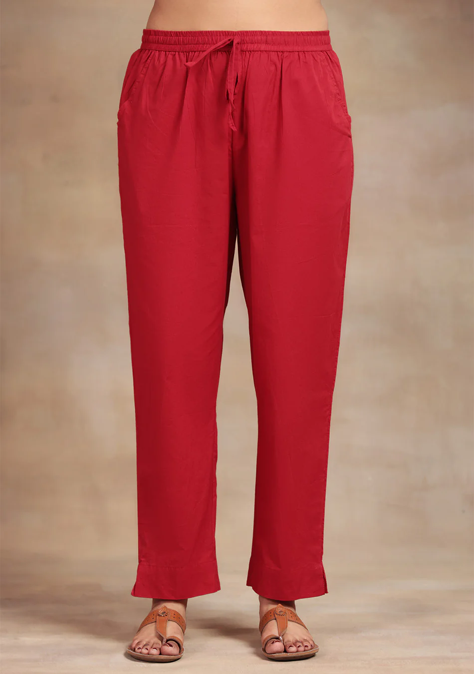 Crimson Elegance Embroidered Suit Set - Image 15