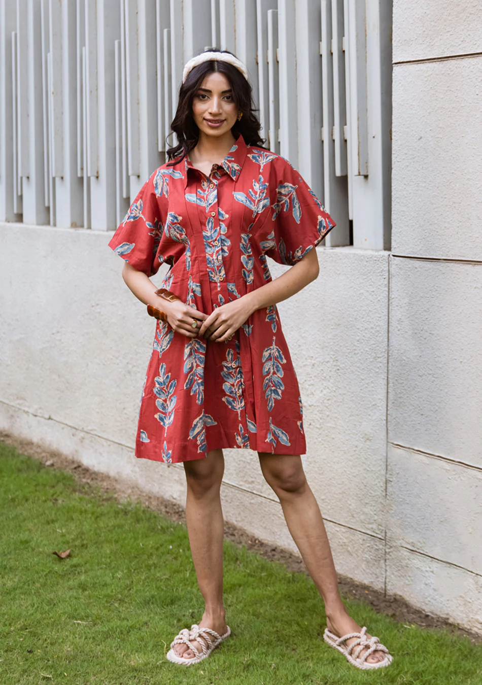Crimson Jardin Dress - Image 2