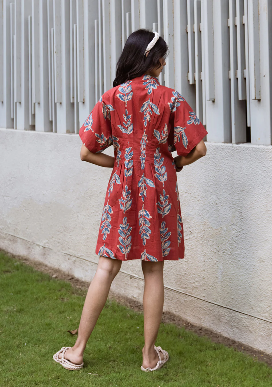 Crimson Jardin Dress - Image 8