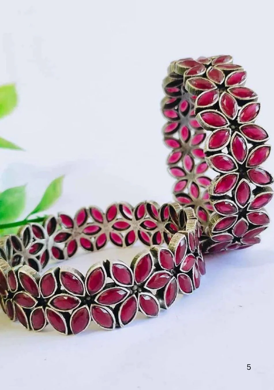 Crimson Radiance Bangles - Image 5