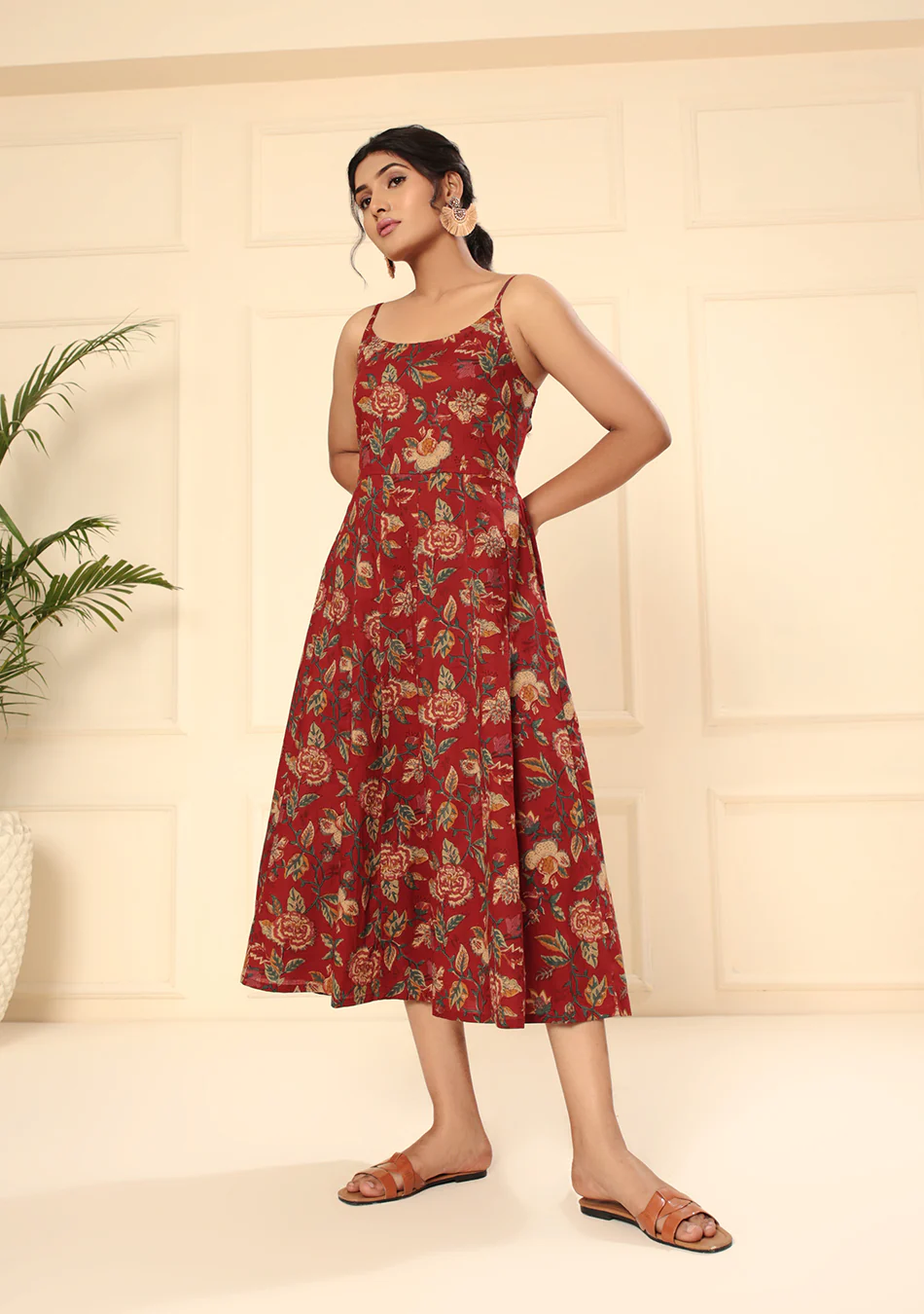 Aravalii Rouge Fleur Dress - Image 10