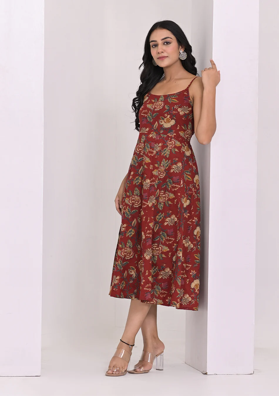 Aravalii Rouge Fleur Dress - Image 5