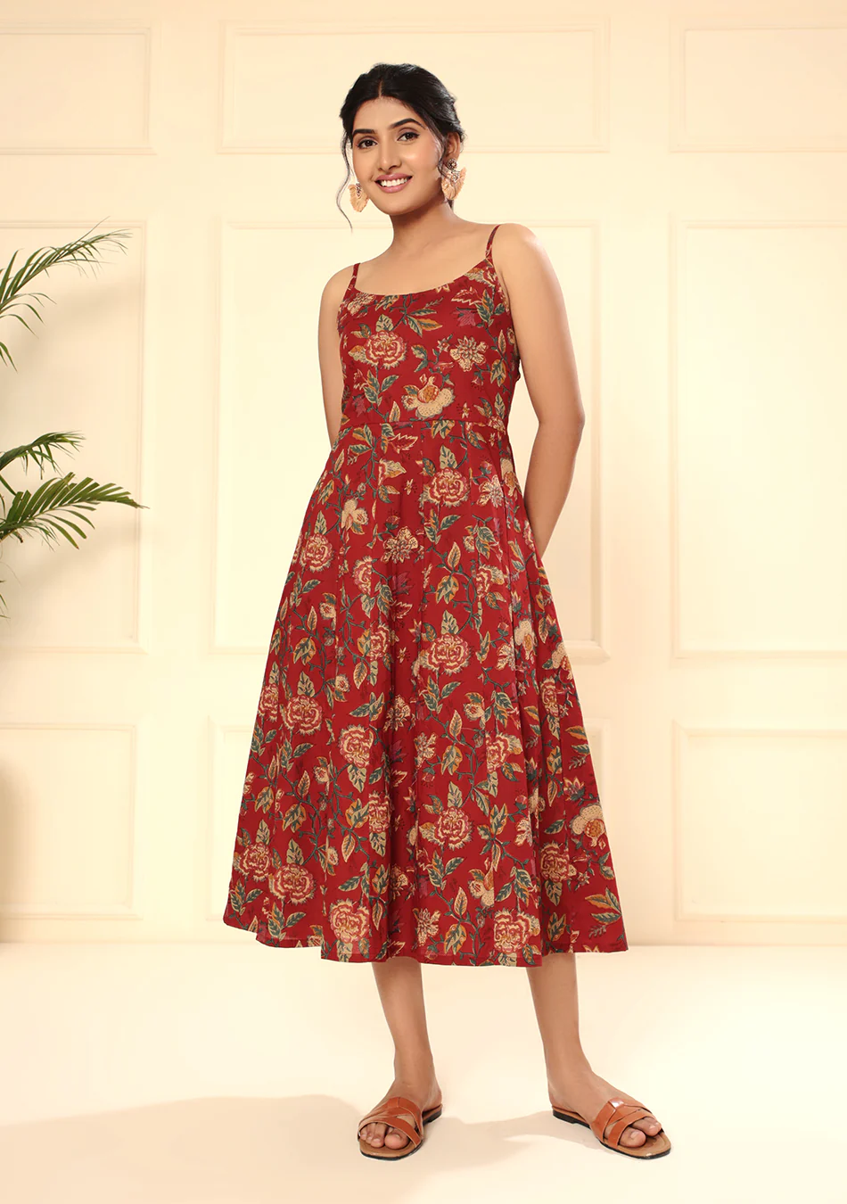 Aravalii Rouge Fleur Dress - Image 6
