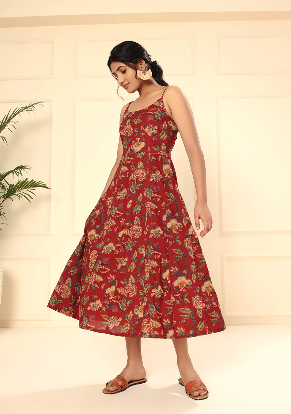 Aravalii Rouge Fleur Dress - Image 8