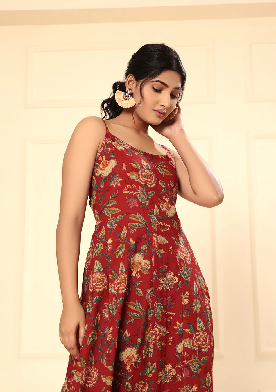 Aravalii Rouge Fleur Dress - Image 9