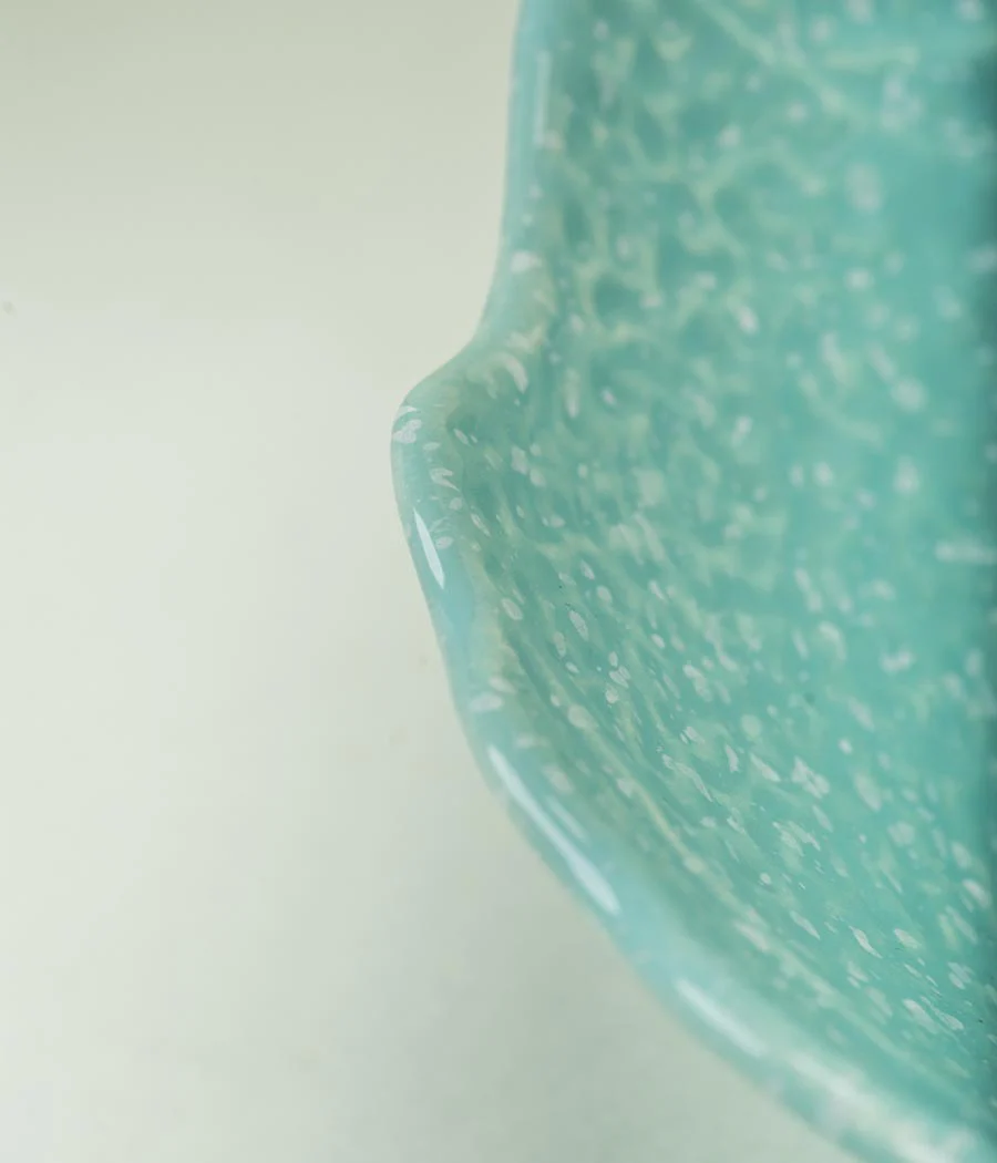 Crumpled Serving Ceramic Bowl - Image 4