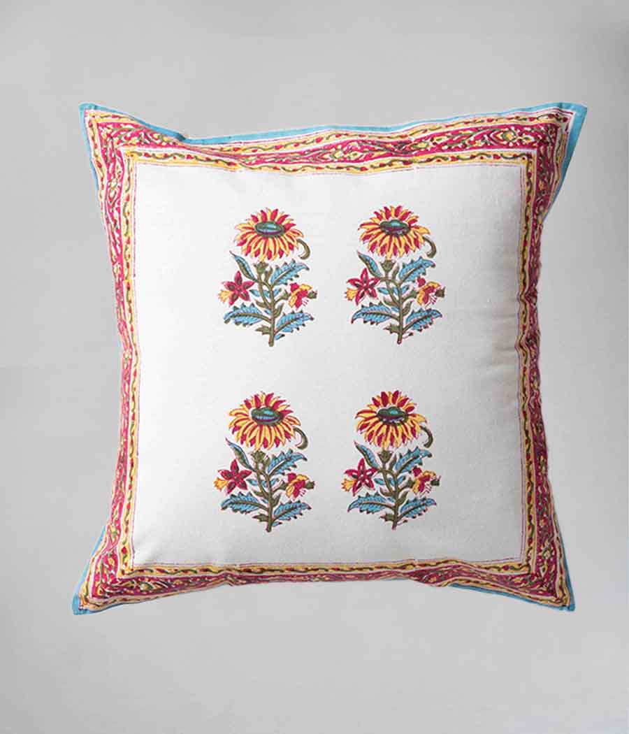 Dahlia Cluster Cushion Cover - Image 4