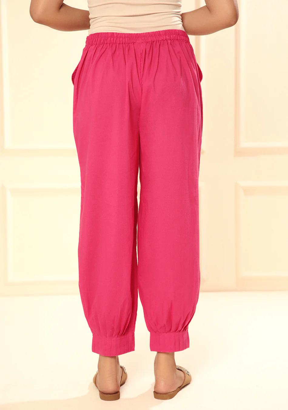 Dark Pink Afgani Pant - Image 2