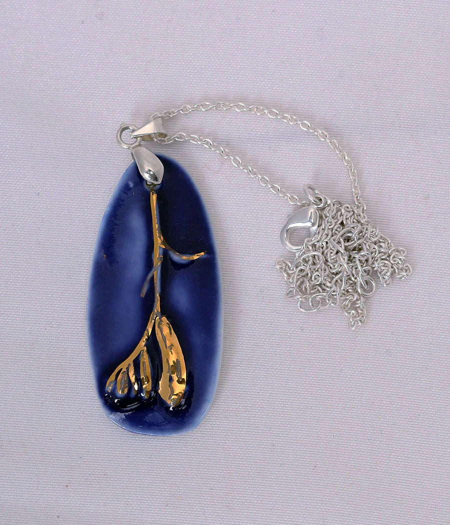 Deep blue Sea Earring and Pendant Set - Image 10