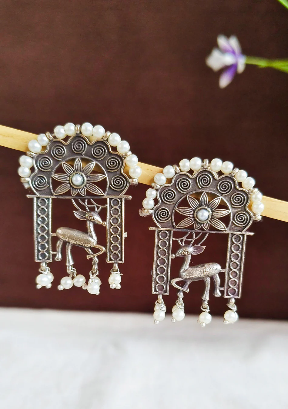 Deer Meadow Earrings - Image 4