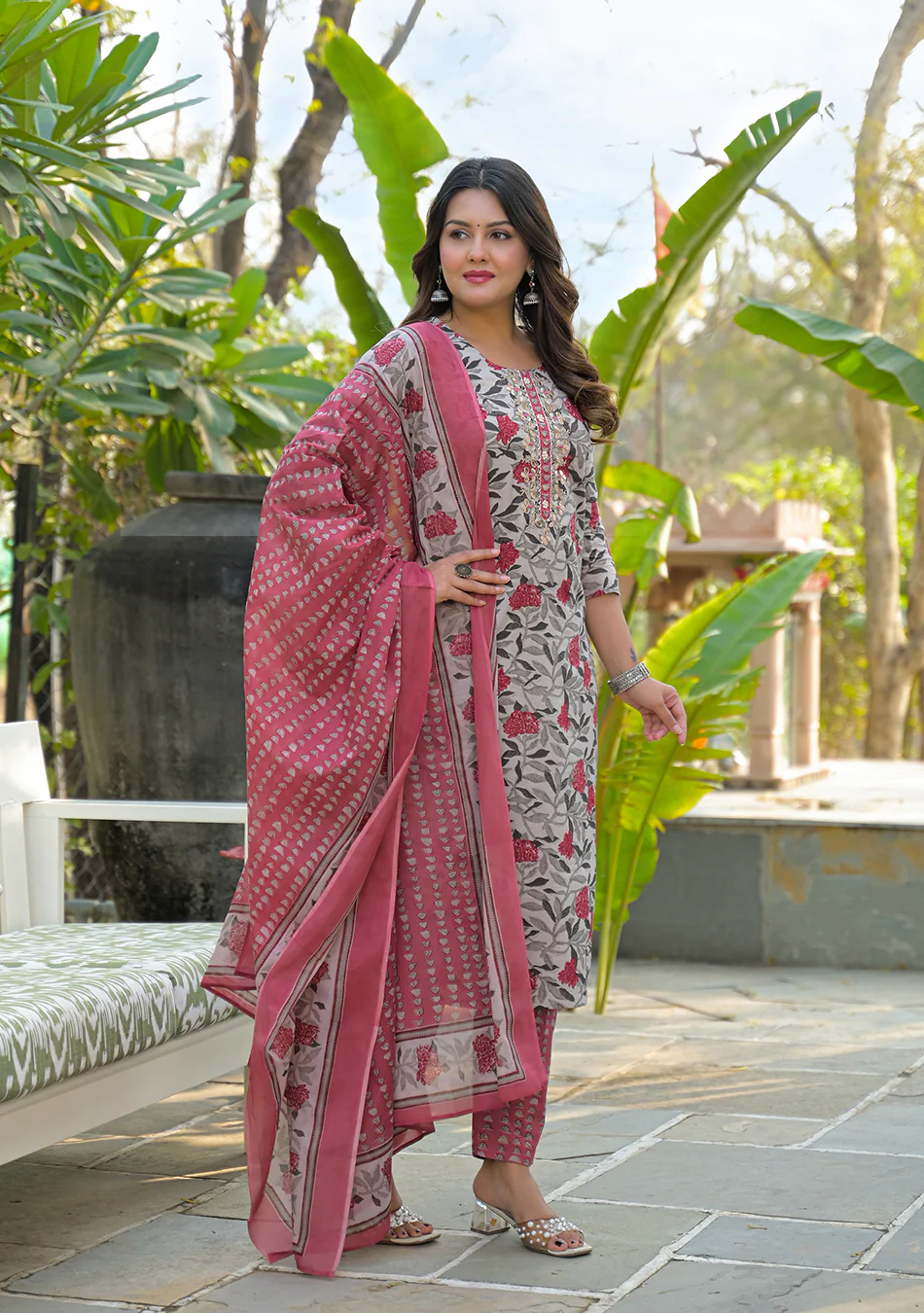 Aravalii Desert Rose Suit Set - Image 7