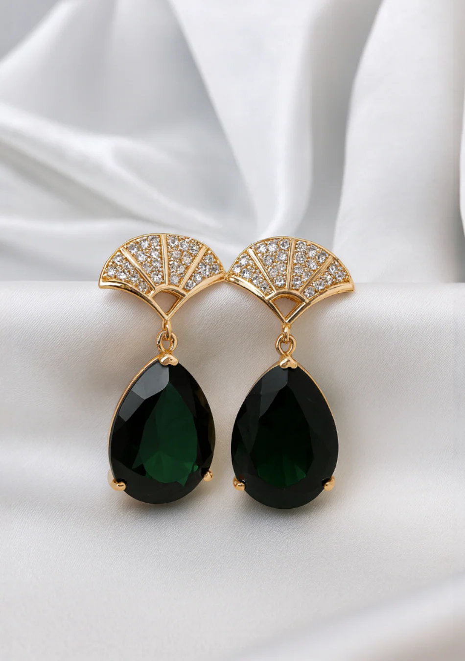 Emerald Fan Luxe Drops