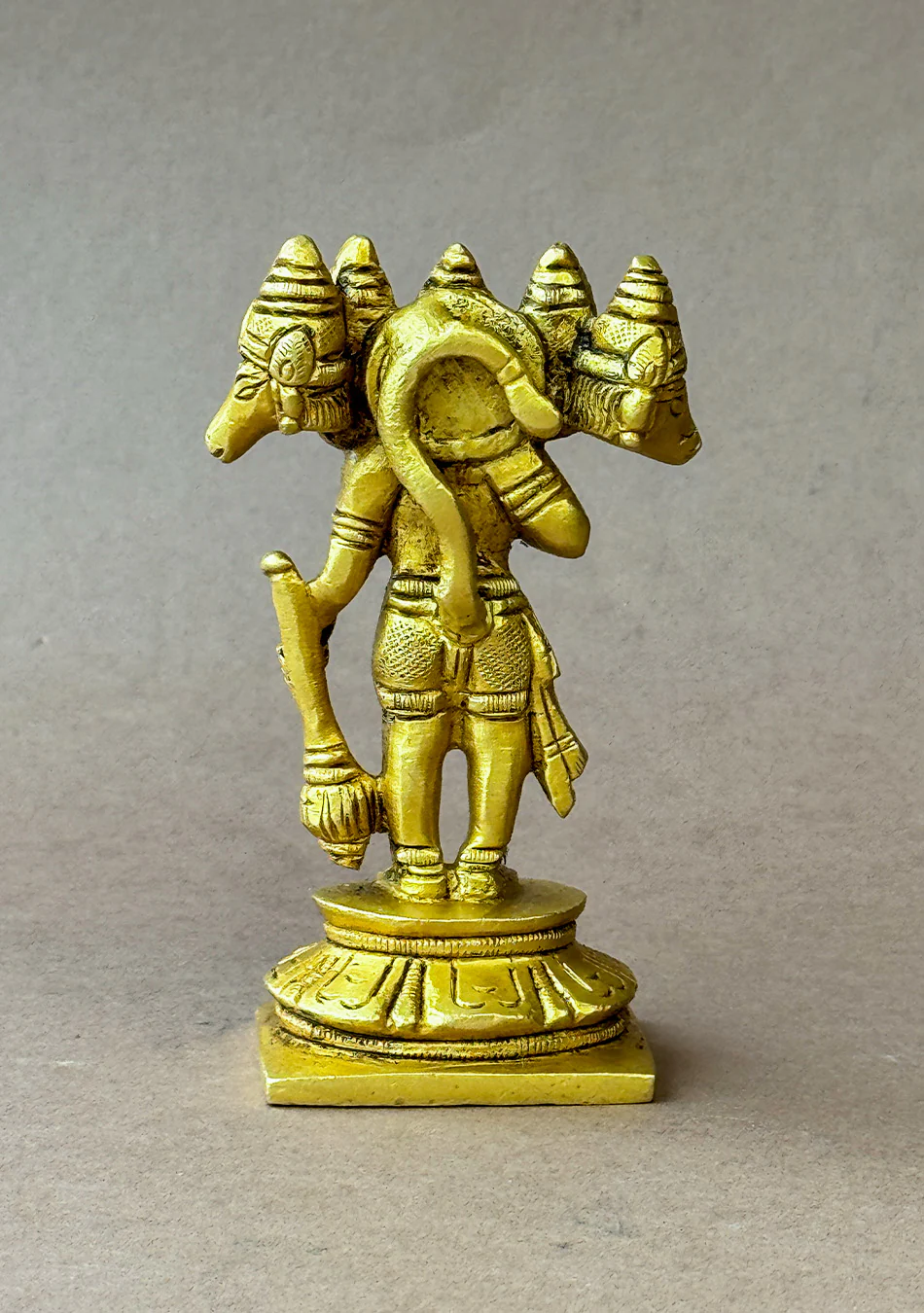 Antique Brass Panchamukhi Hanuman - Image 10