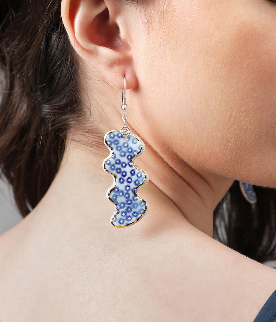 Fluid Form Earrings - Image 2