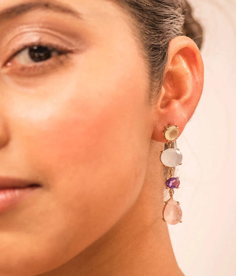 Four Stone Earrings - Image 2