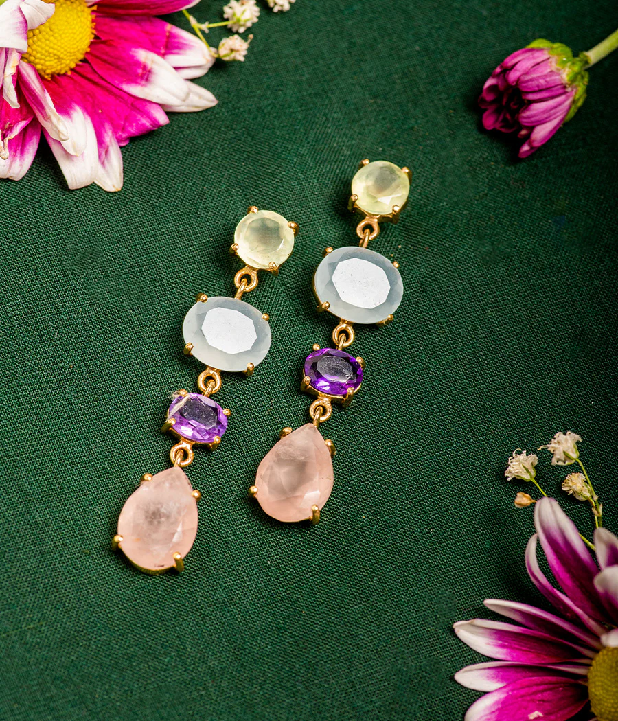 Four Stone Earrings - Image 3