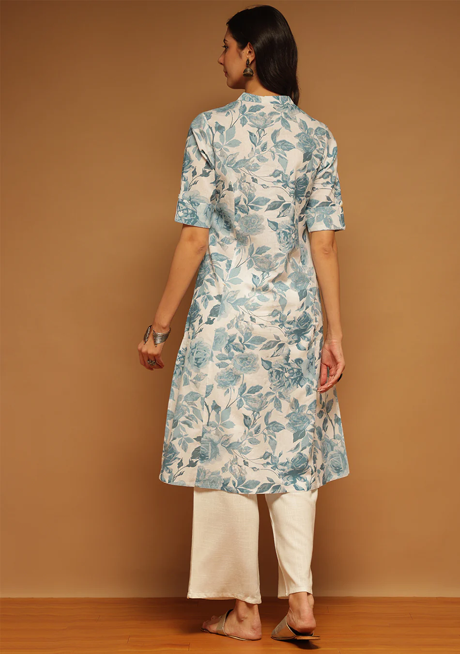 Blue Porcelain Kurta - Image 10