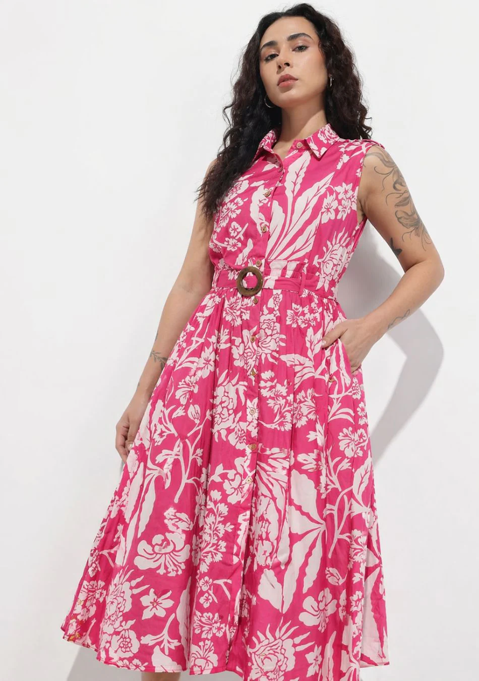 Aravalii Rosé Noir Aura Dress