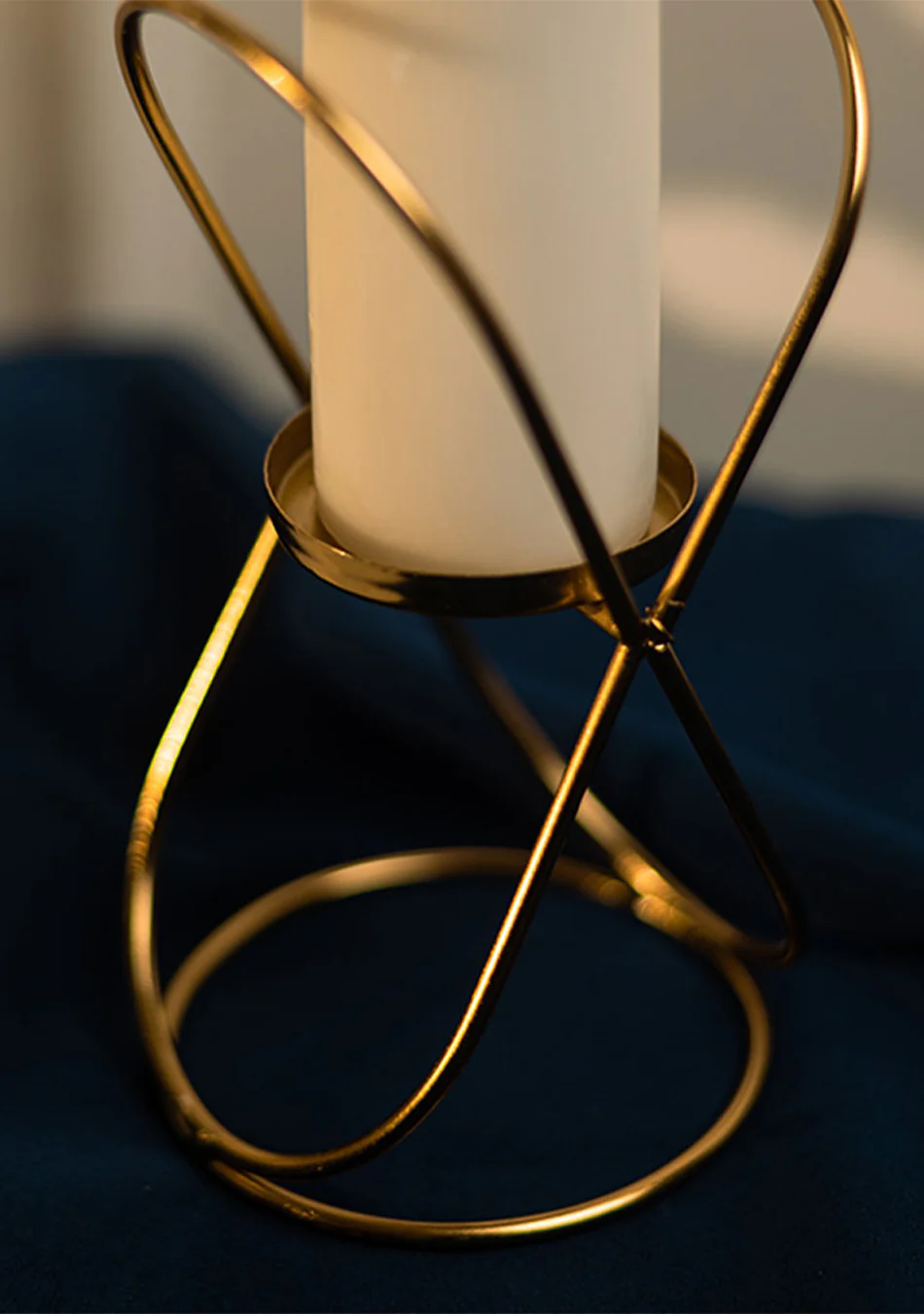 Gold Bud Candle Stand - Image 6