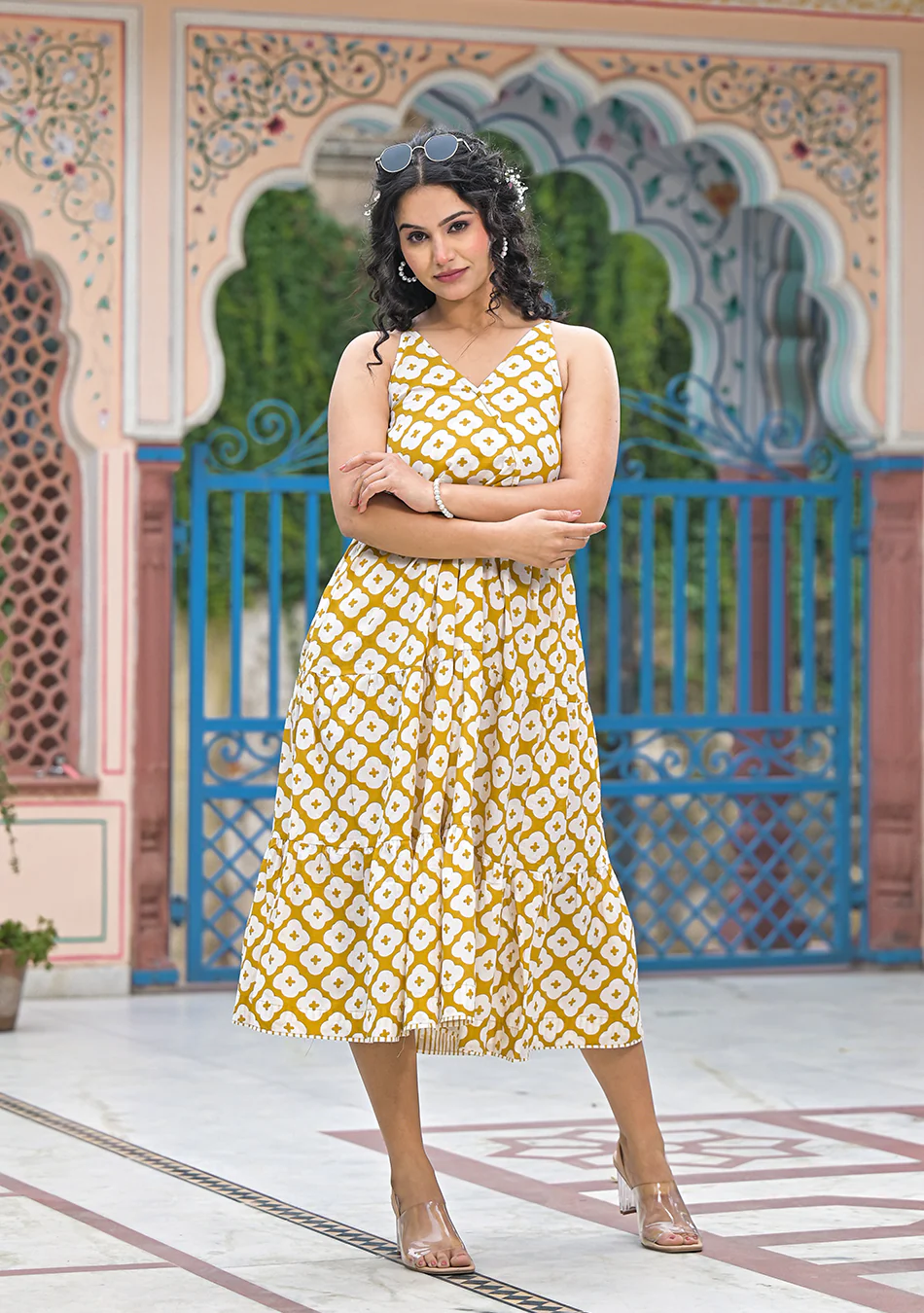 Aravalii Soleil Mosaic Dress - Image 13