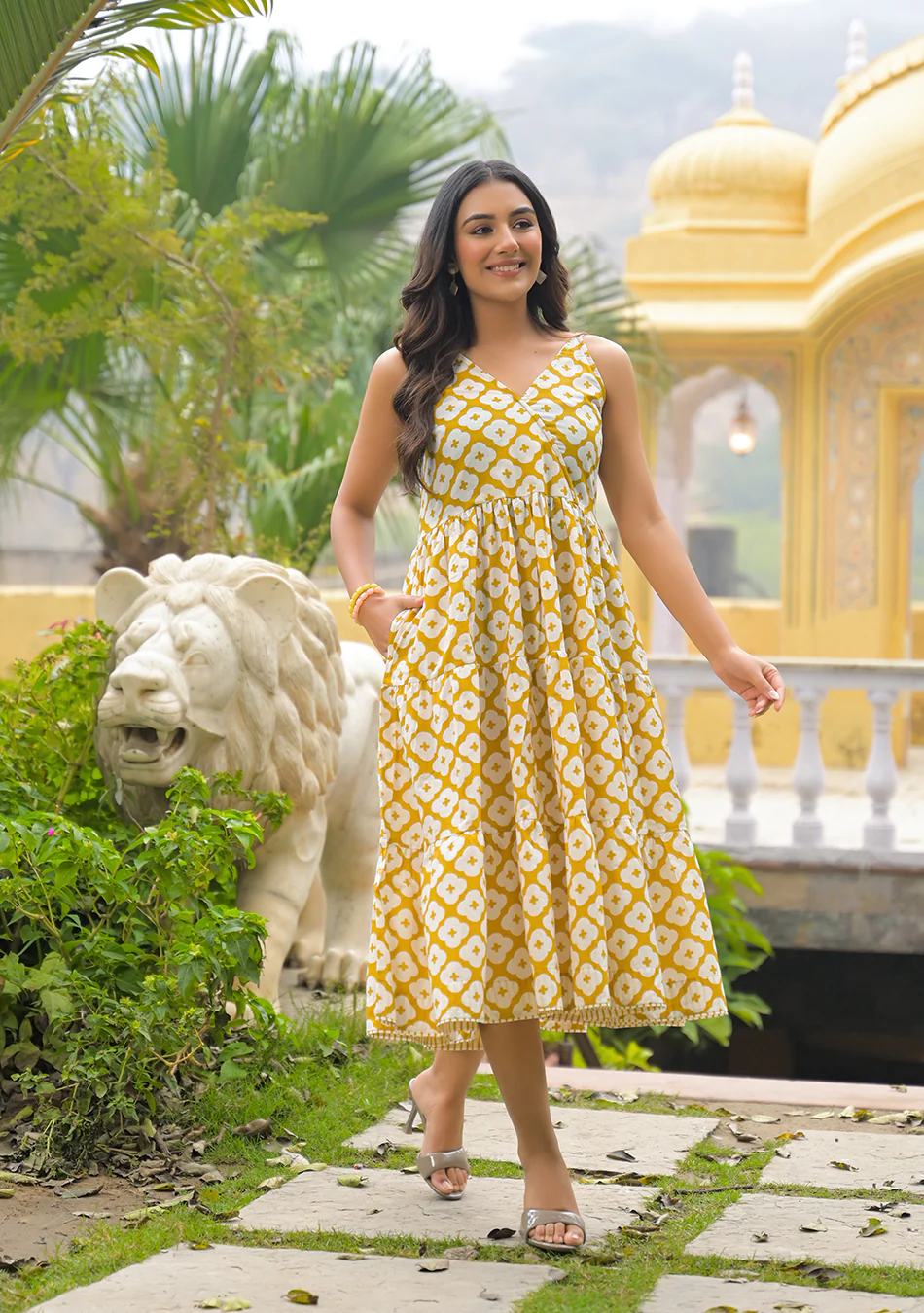 Aravalii Soleil Mosaic Dress - Image 5