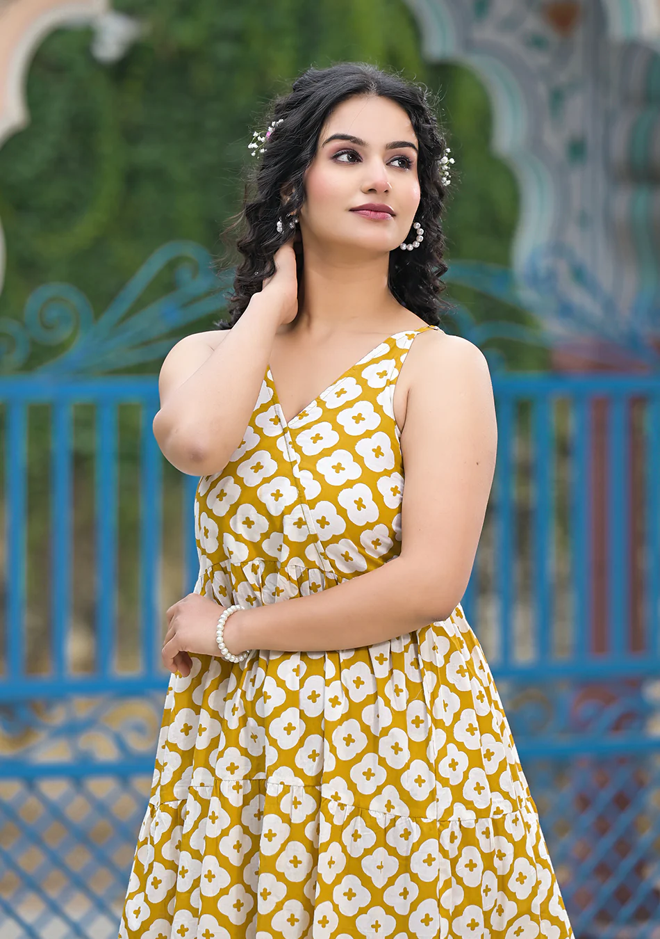 Aravalii Soleil Mosaic Dress - Image 9