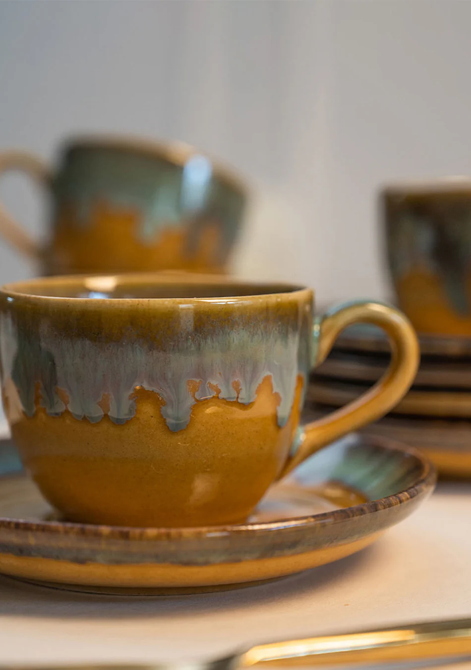 Great Bustard Tea Cups - Handcrafted - Image 6