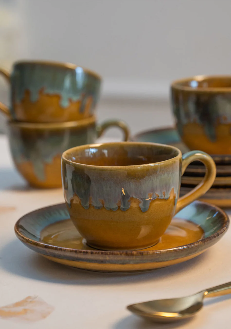 Great Bustard Tea Cups - Handcrafted - Image 8