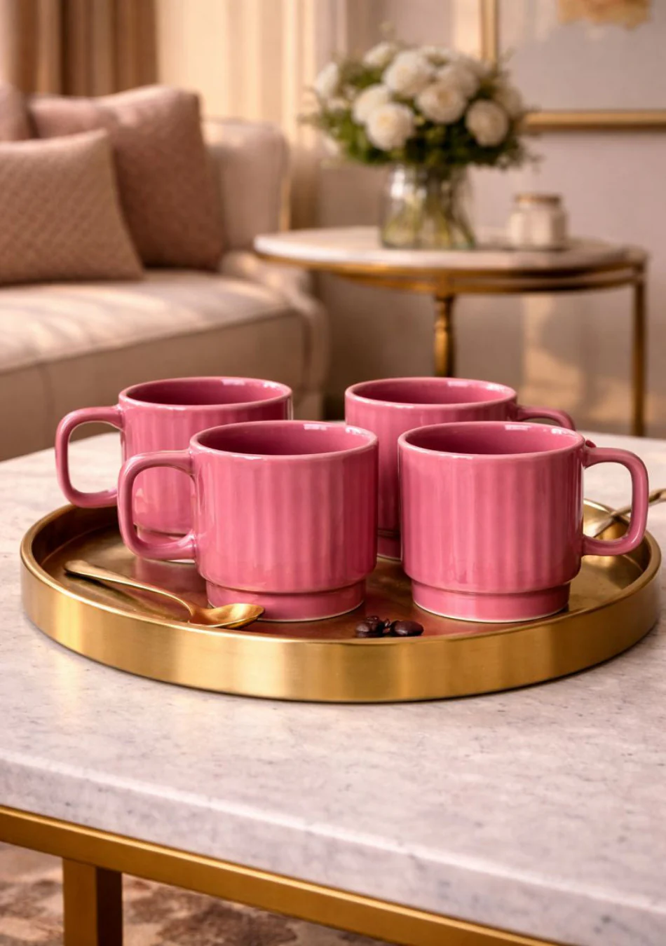 Great Rose Finch Mugs - Handcrafted - Image 2