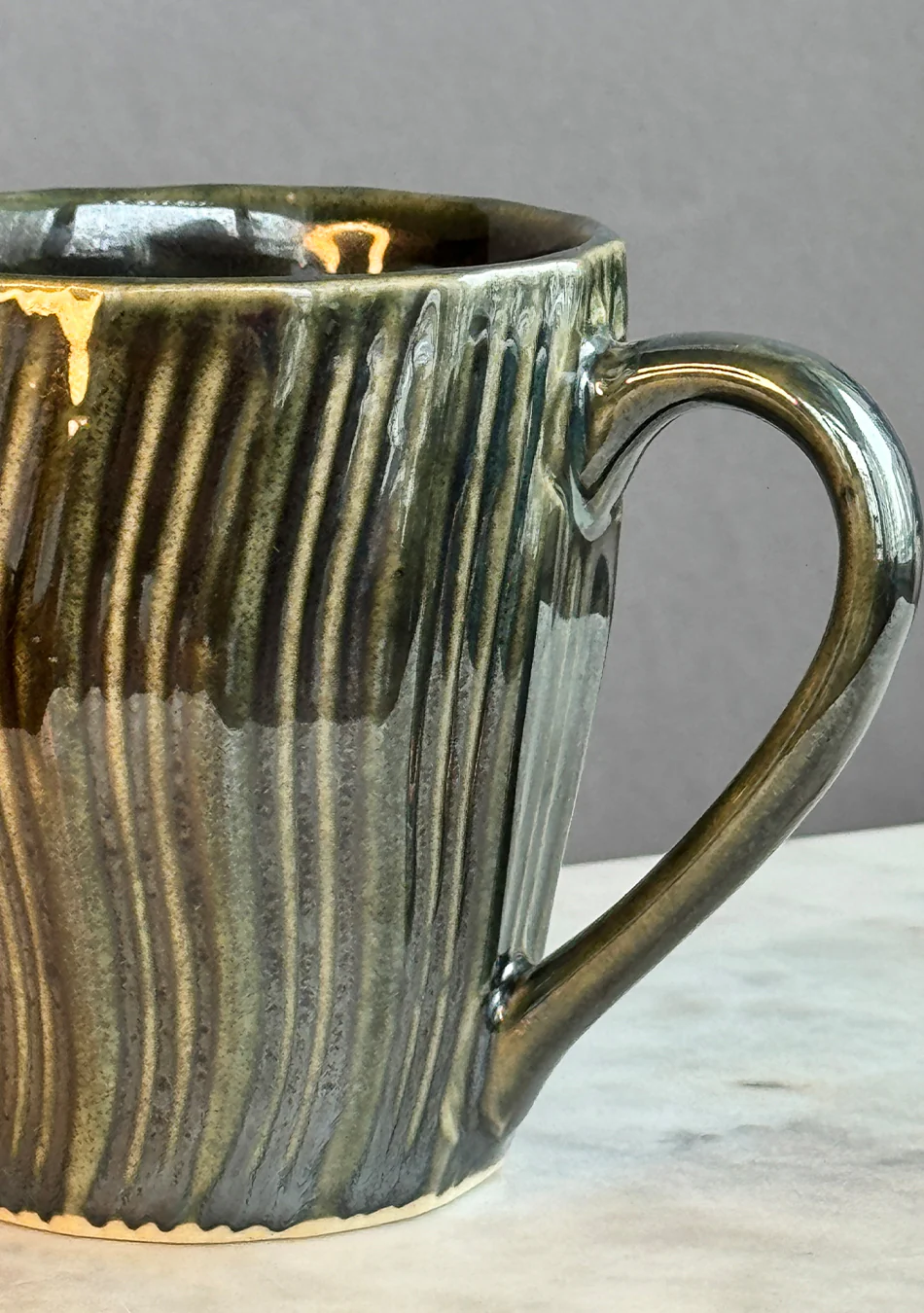 Green Heron Mugs - Handcrafted - Image 3