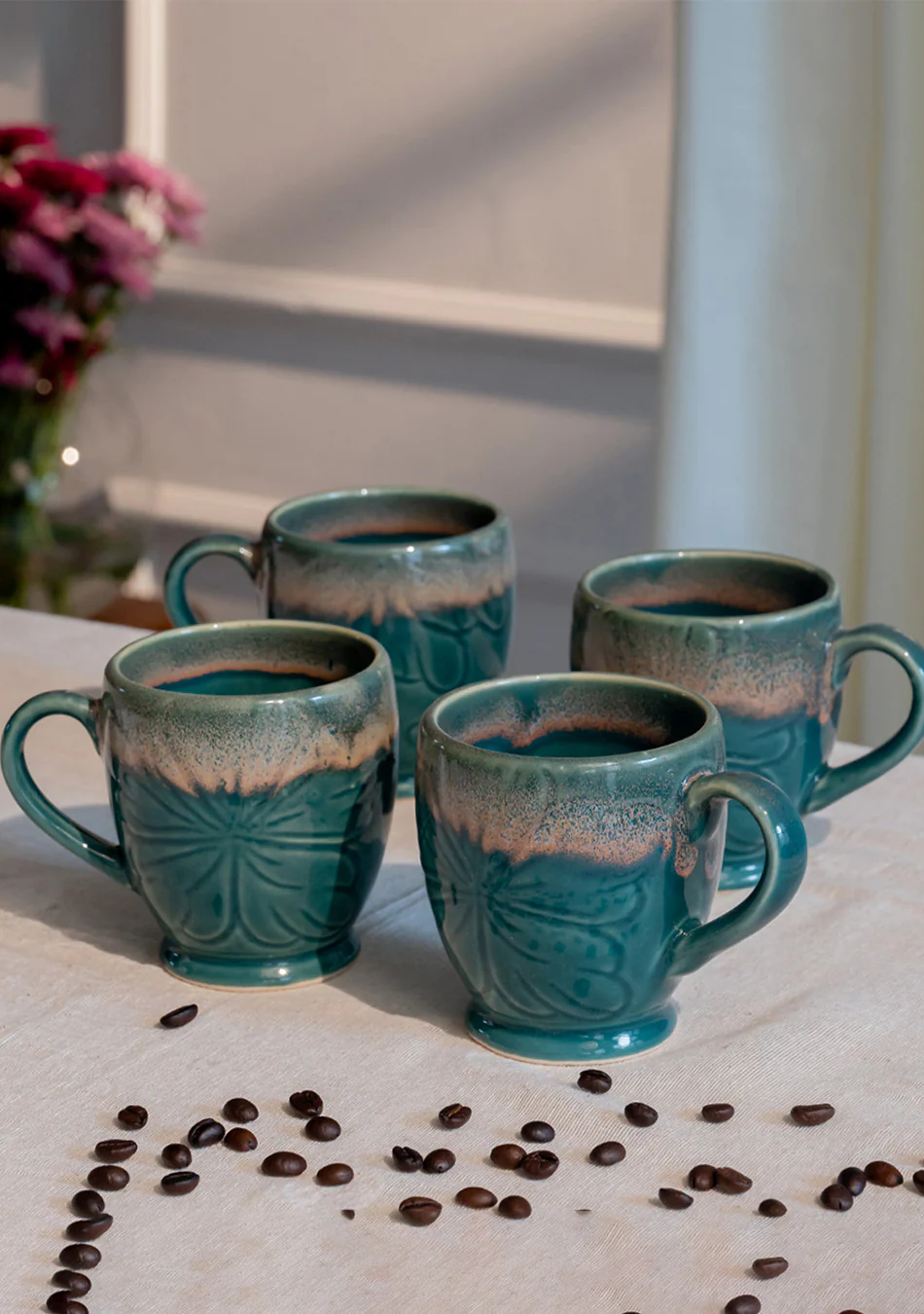 Green Honeycreeper Mugs - Handcrafted - Image 5