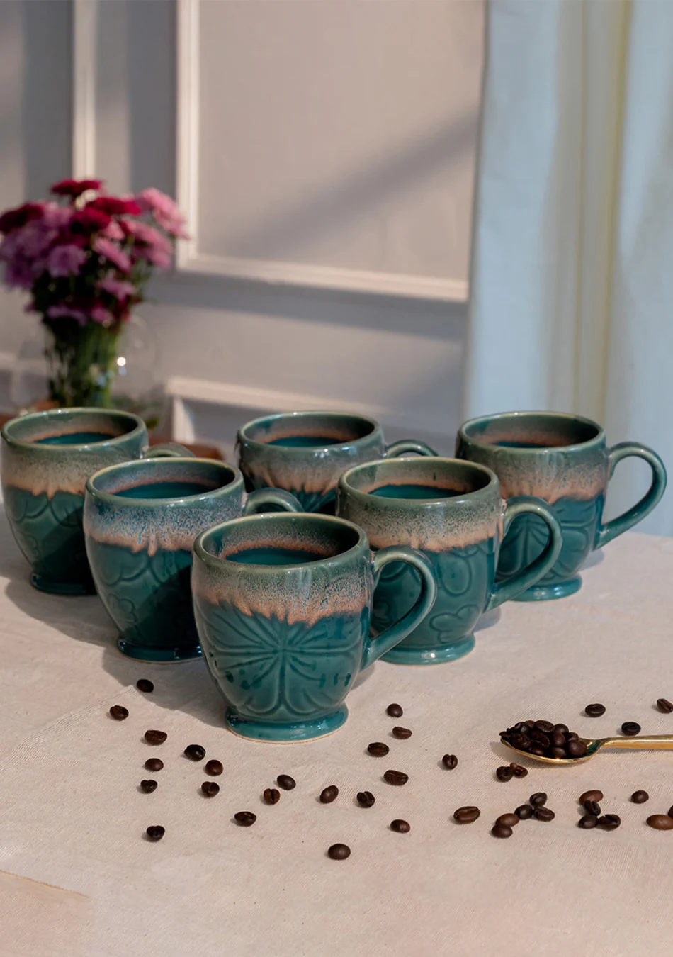Green Honeycreeper Mugs - Handcrafted - Image 8
