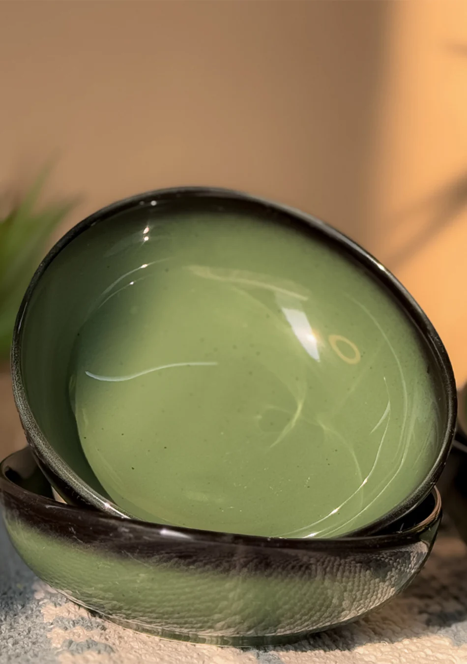 Green Oblong Serving Bowls - Image 5