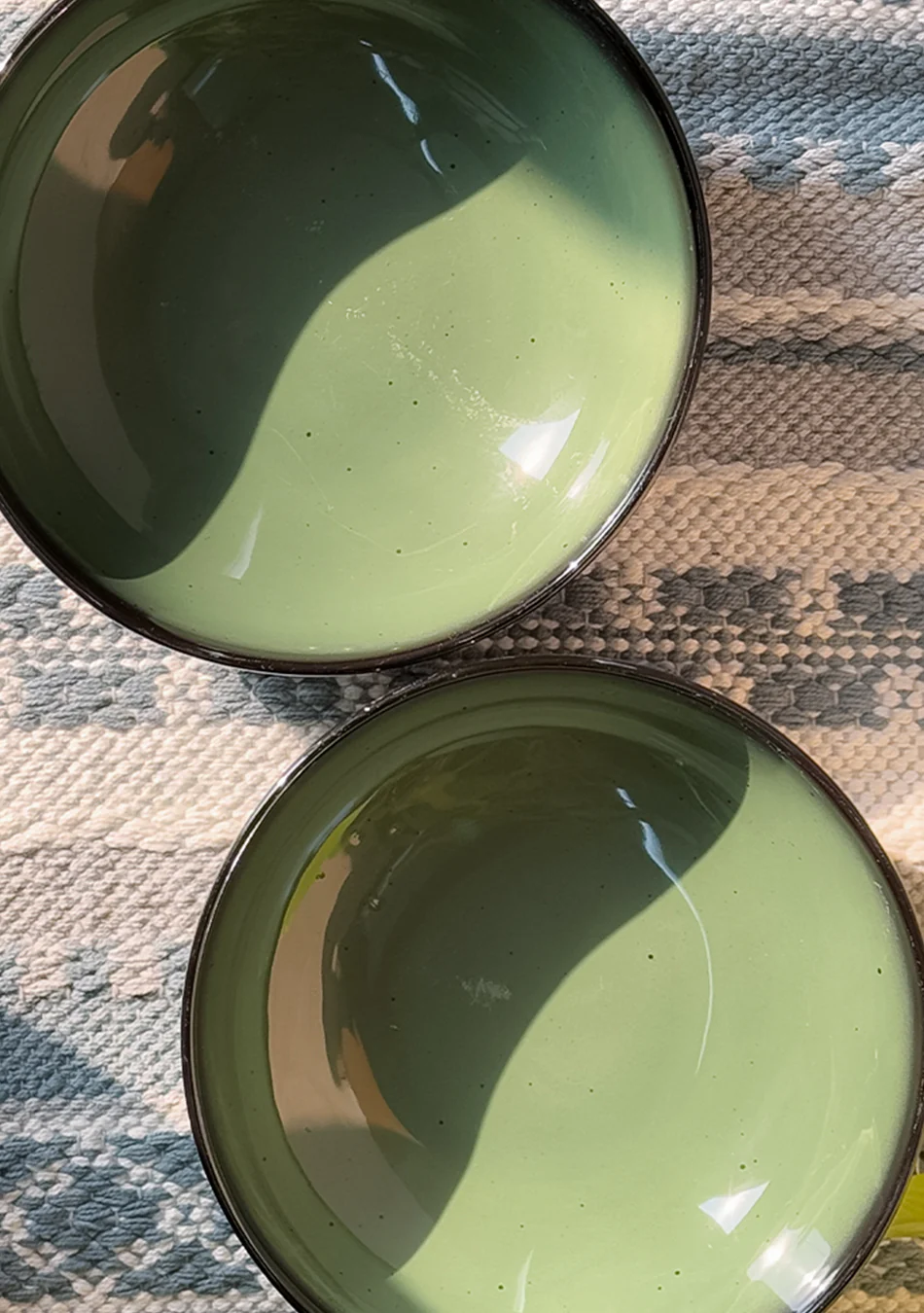 Green Oblong Soup Bowls - Image 5