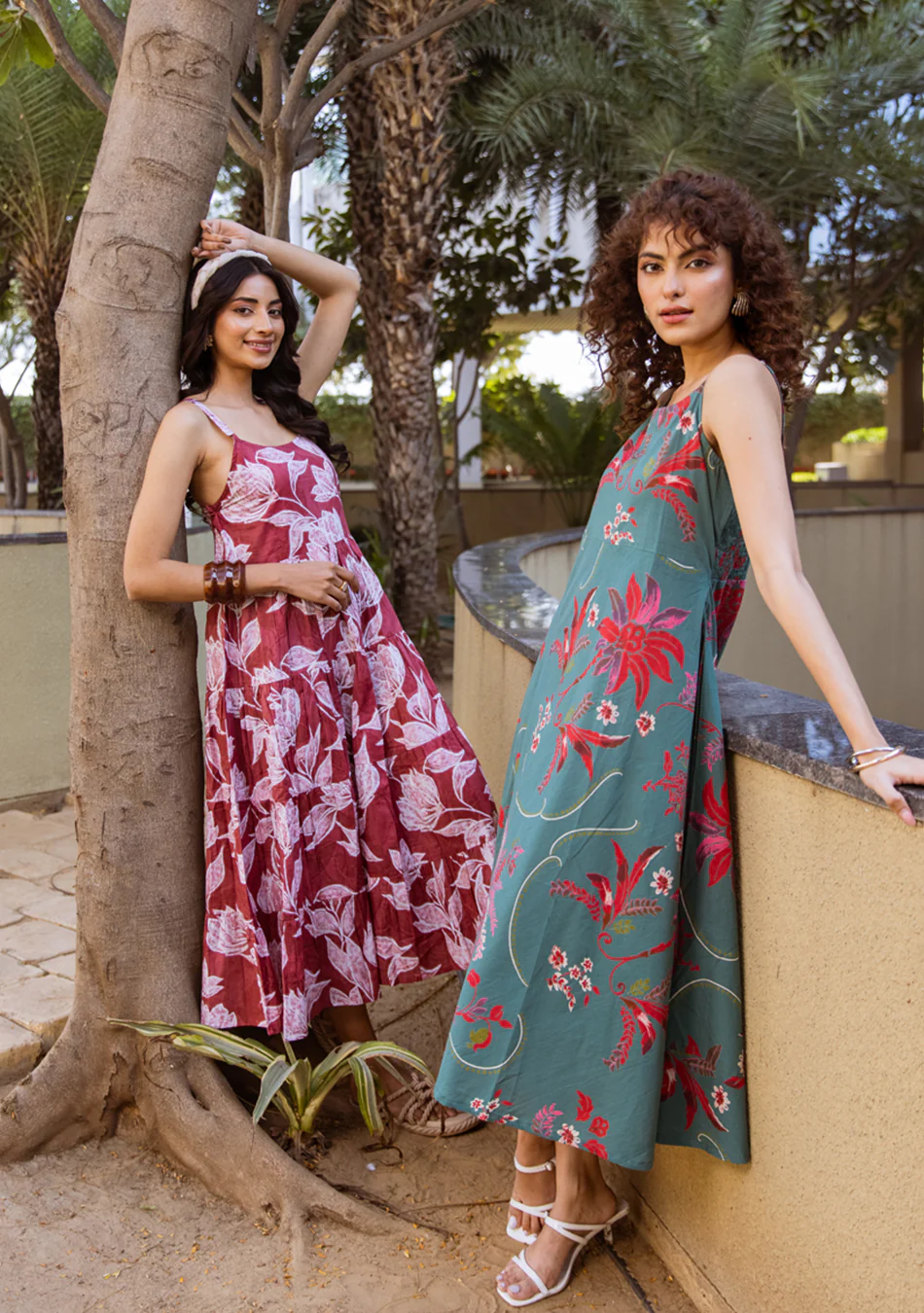Aravalii Verdant Rosé Midi Dress - Image 13