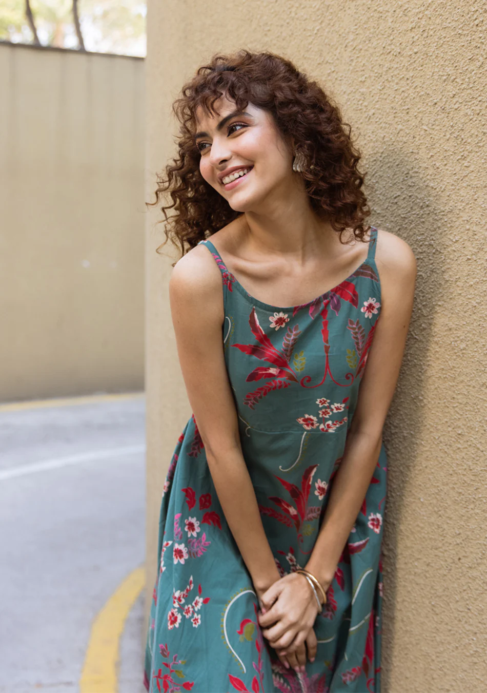 Aravalii Verdant Rosé Midi Dress - Image 7