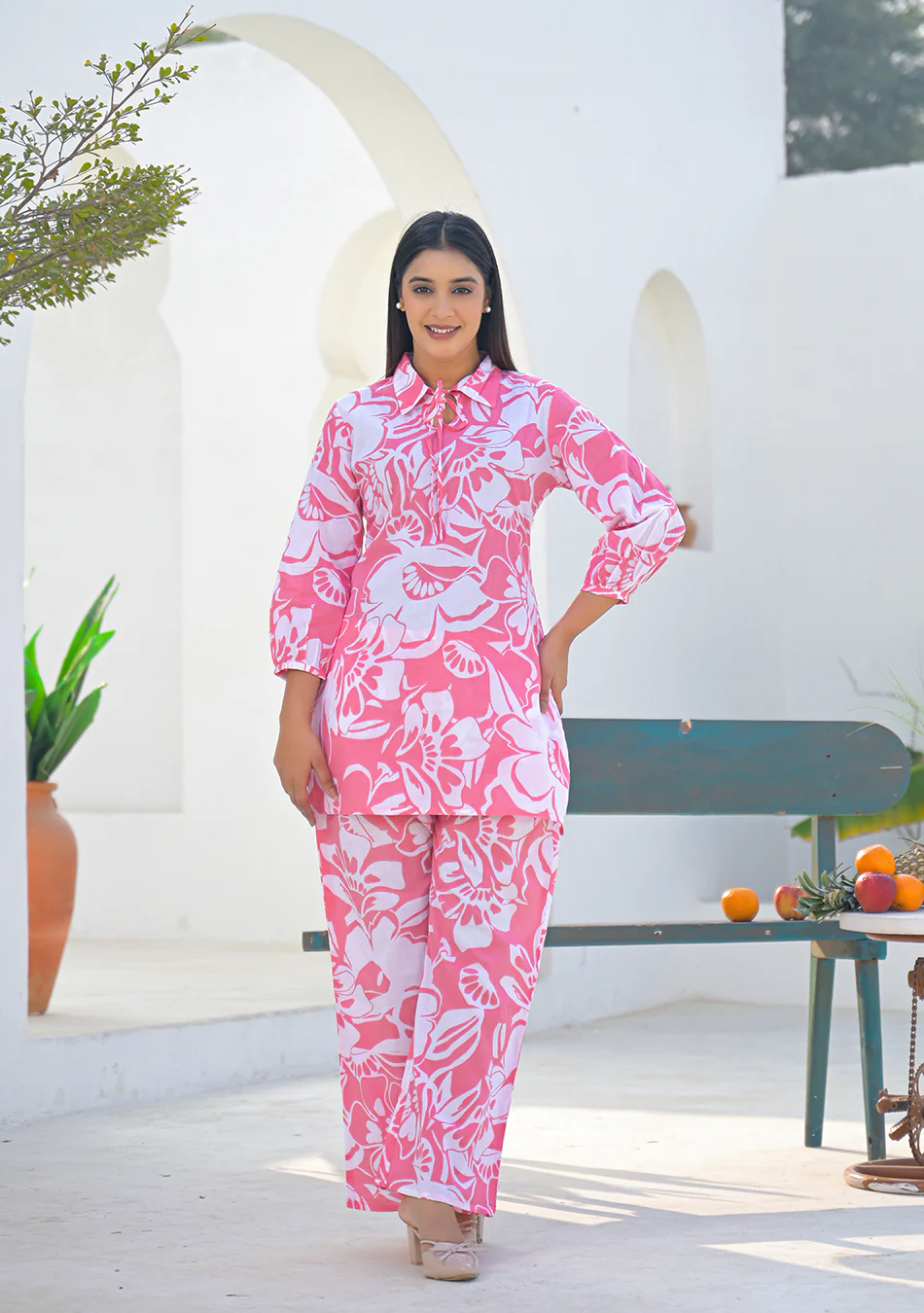 Hibiscus Bloom Co-ord Set - Image 3
