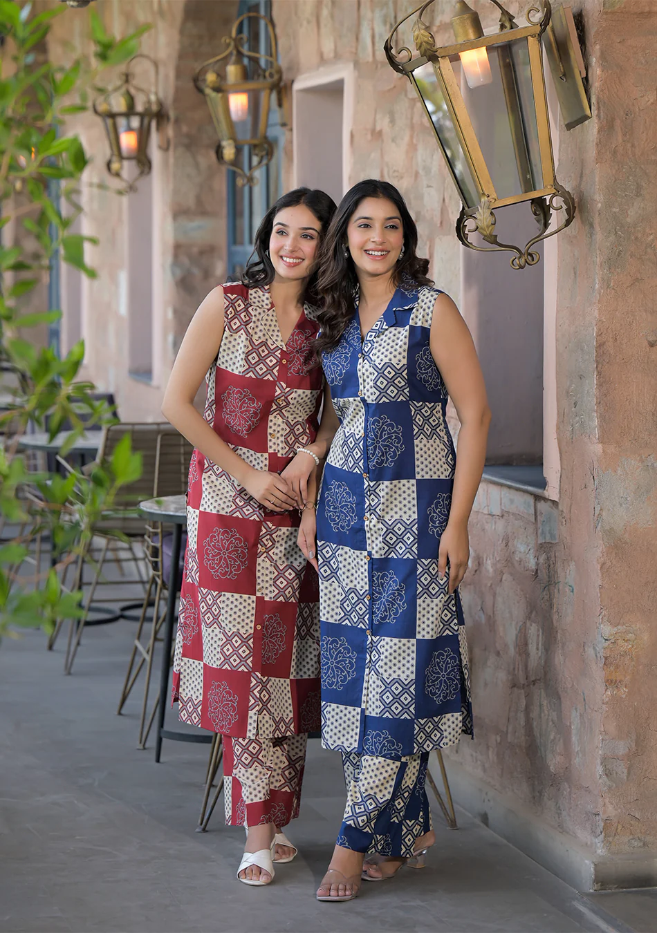 Indigo Mosaic Co-Ord Set - Image 9
