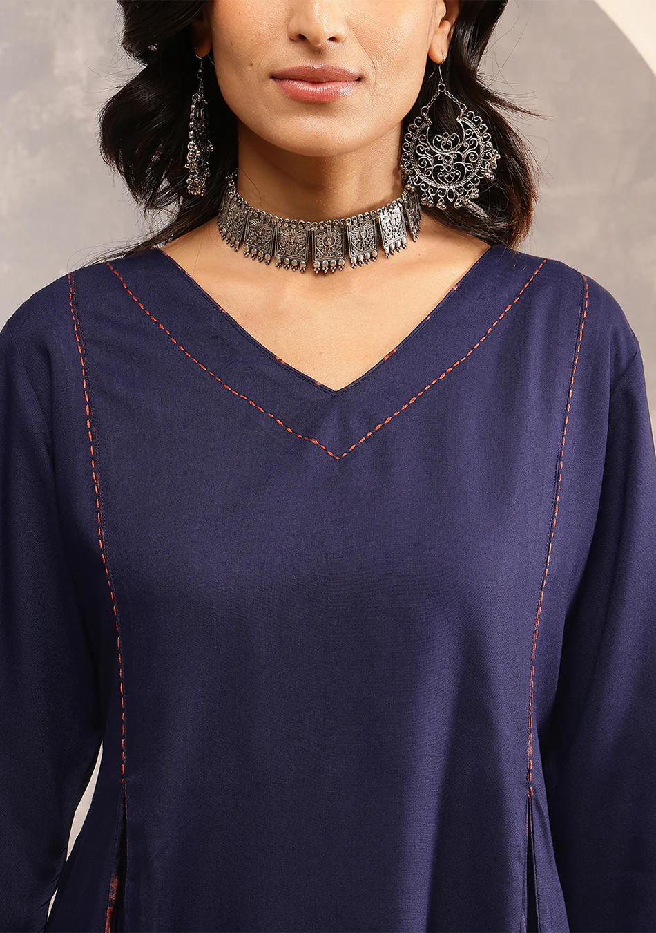 Aravalii Indigo Shibori Co-ord Set - Image 12
