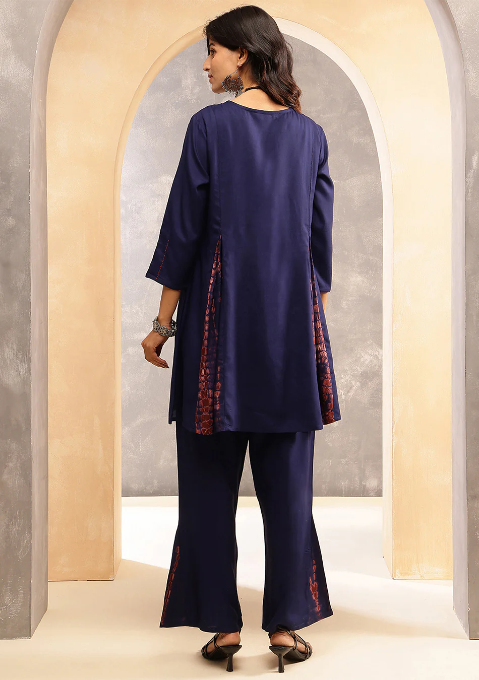 Aravalii Indigo Shibori Co-ord Set - Image 9