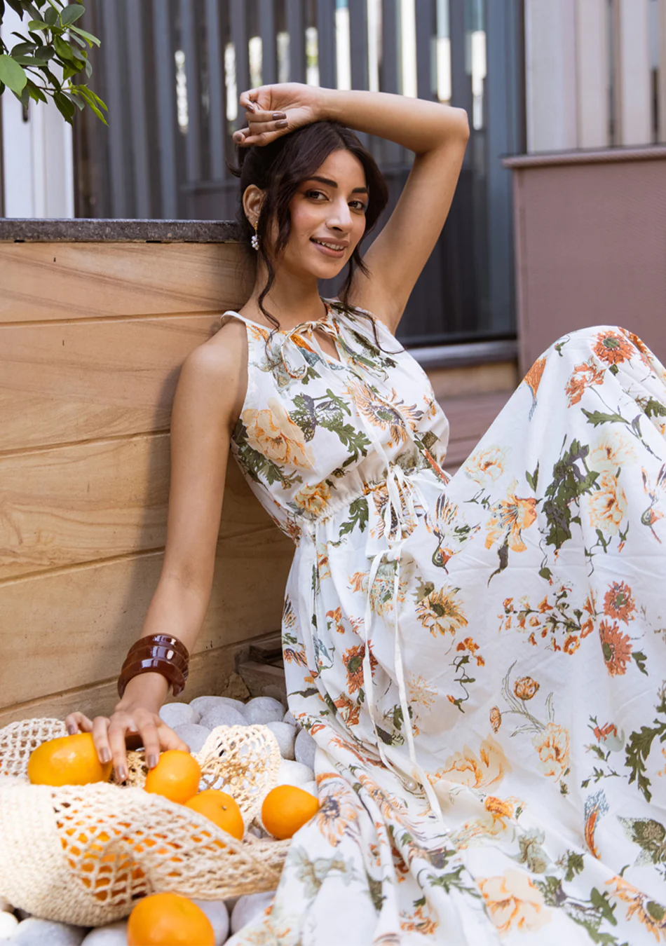 Aravalii Élan Botanica Halter Dress - Image 12