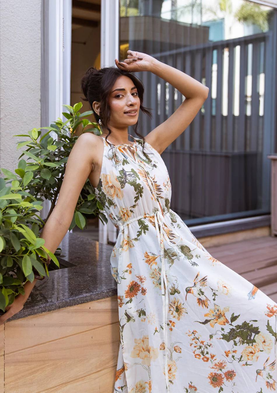 Aravalii Élan Botanica Halter Dress - Image 4