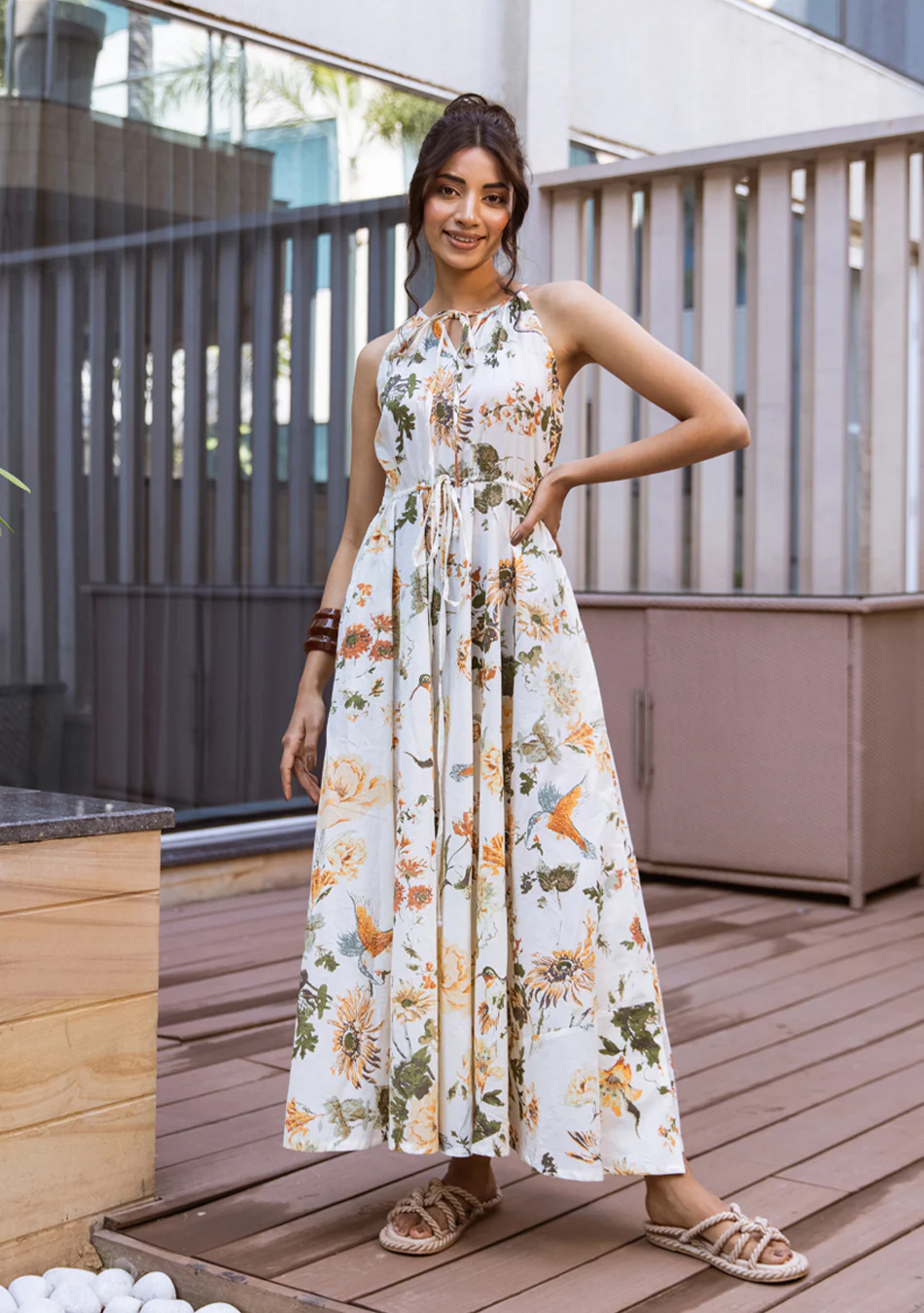 Aravalii Élan Botanica Halter Dress - Image 7