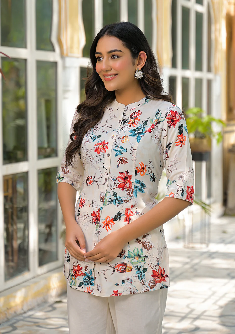 Ivory Garden Bloom Top - Image 7