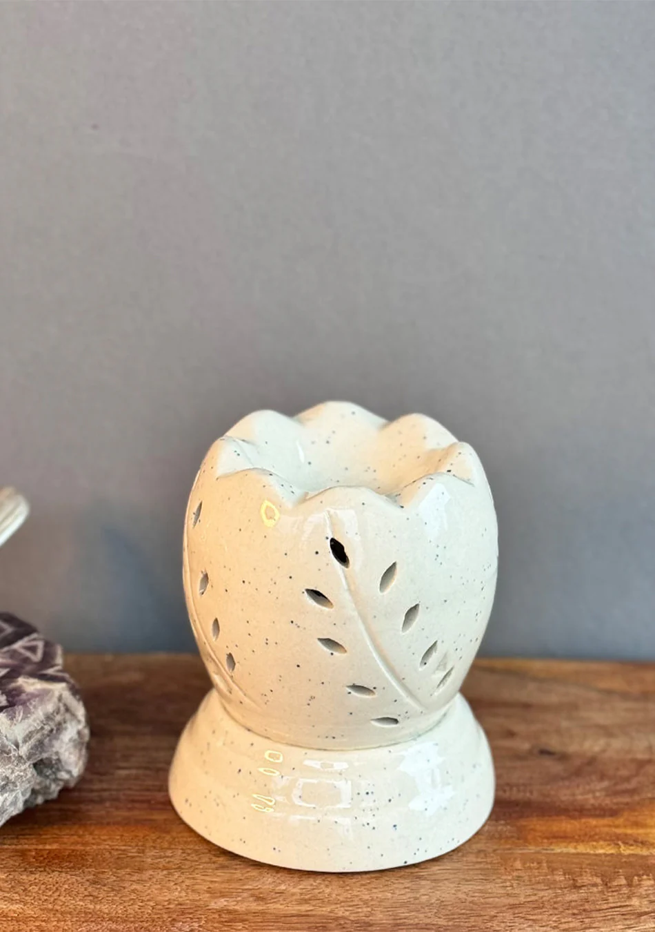 Ivory Leaf Ceramic Diffuser - Image 7