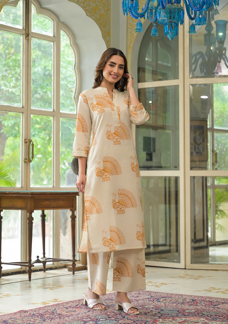 Ivory Mustard co-ord Set - Image 2