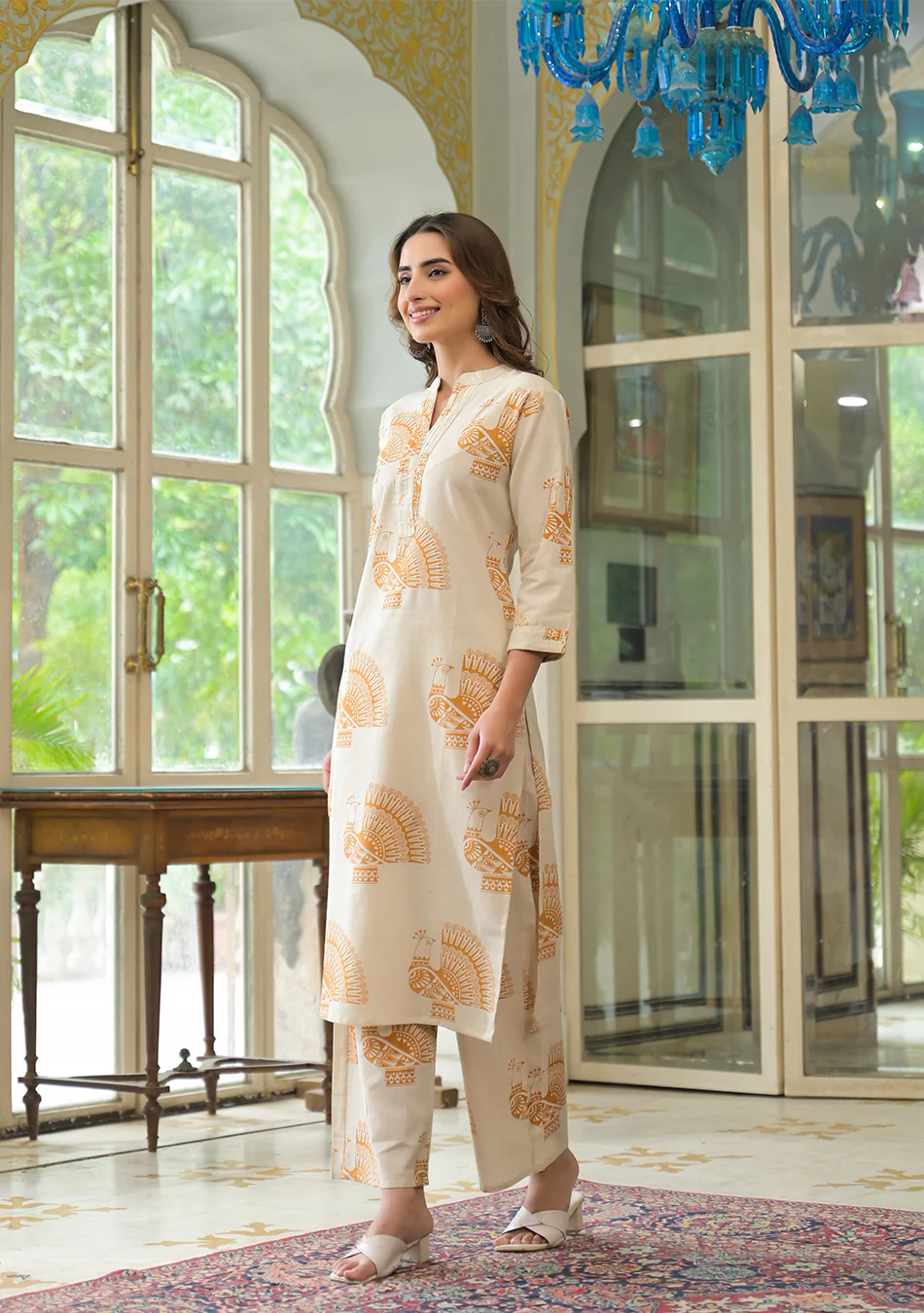 Ivory Mustard co-ord Set - Image 3