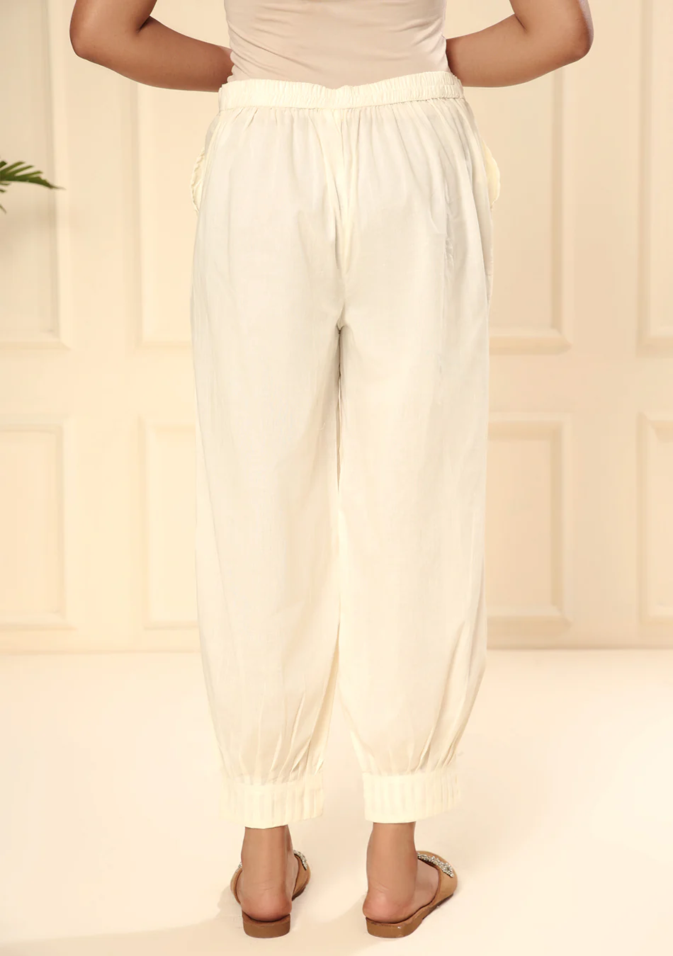 Ivory Pintex Afgani Pant - Image 4