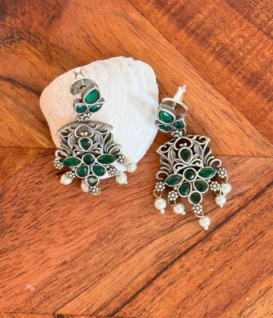 JADE PEARL ELEGANCE DANGLER - Image 3